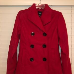 Rampage Red Dress Coat